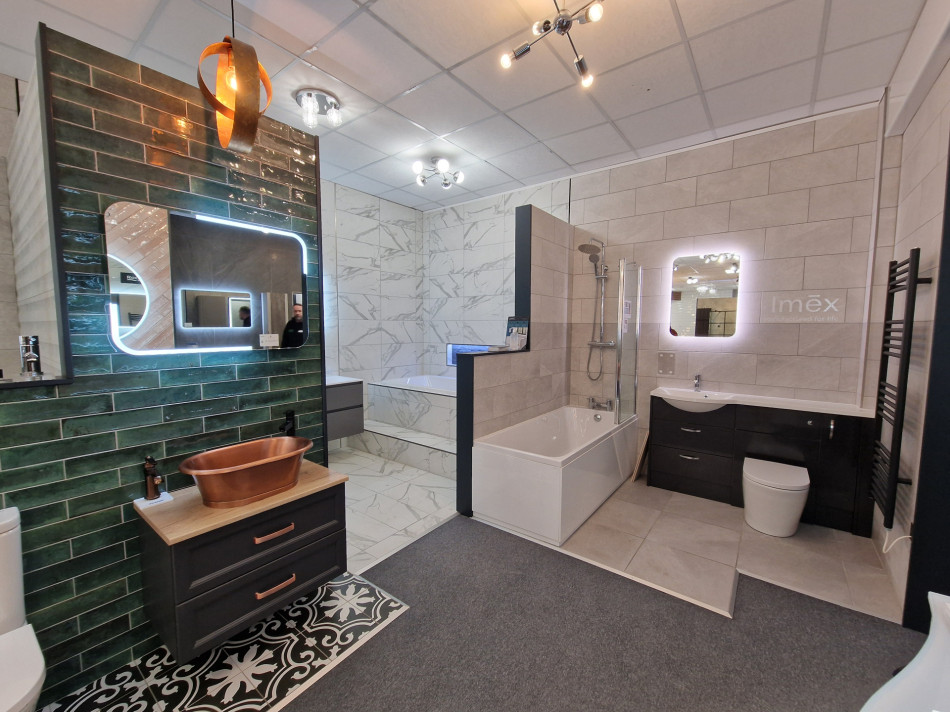 Bathroom showroom set