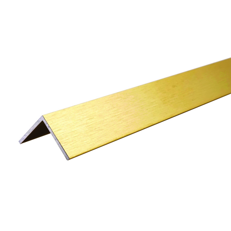 Type 102 Angle Profile Brushed Brass
