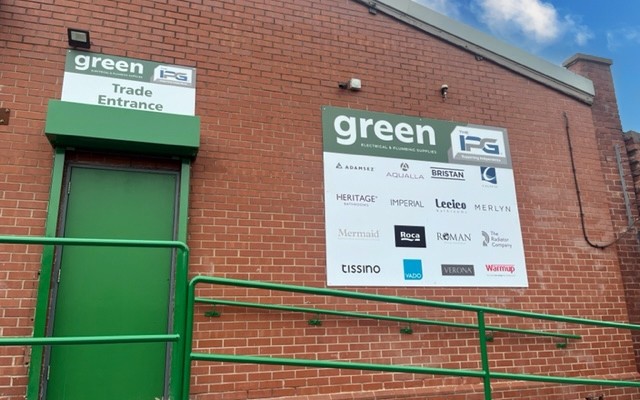 01 - Green Electrical & Plumbing Supplies - Trade Counter External Entrance