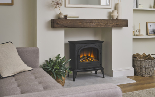 Transform your living space with elegance and warmth featuring our latest stove design, part of the Hinton Stove Roomset. Brighten your home today!