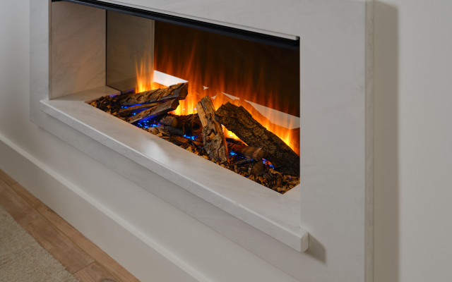 Holbury Product Preview - Modern Electric Fireplace